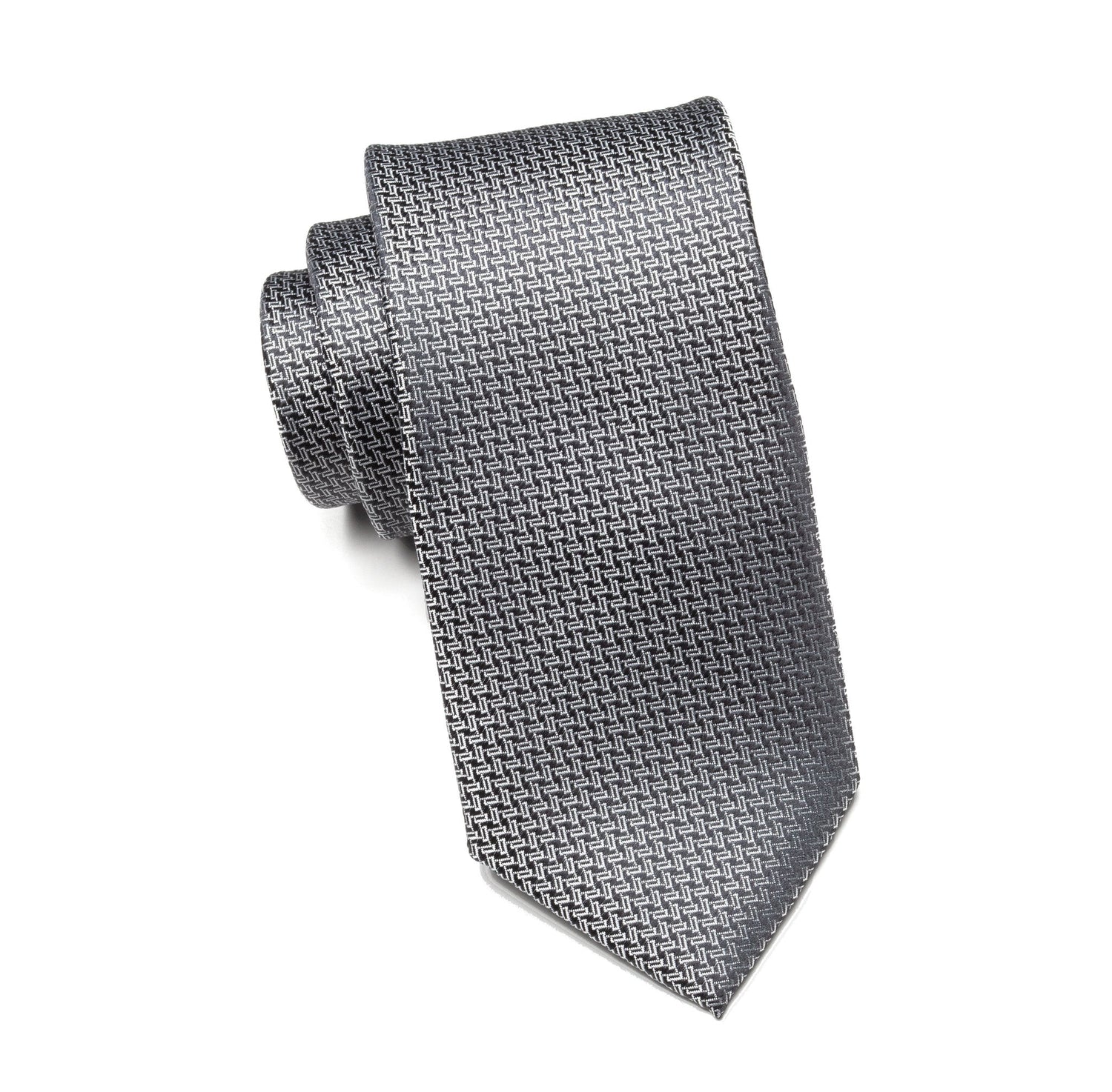 Mens Aurelio & Co Tie – Graphite Maze