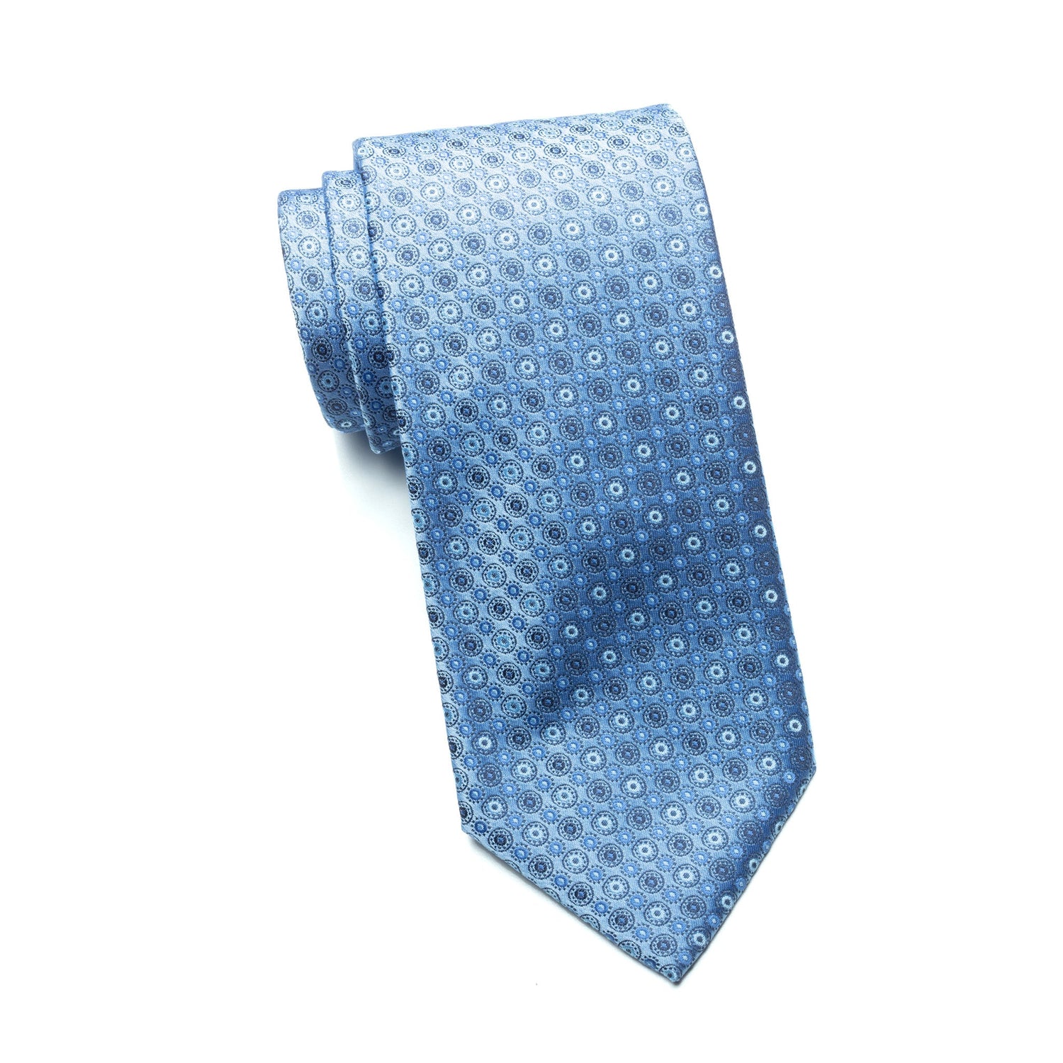 Mens Aurelio & Co Tie – Blue Verona Medallion