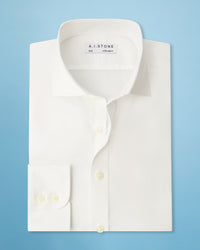 Mens 4-Way Stretch Twill Cutaway Collar Classic Fit