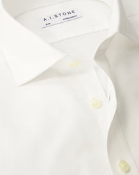 Mens 4-Way Stretch Twill Cutaway Collar Extra Slim Fit