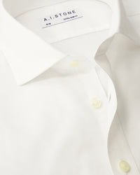 Mens 4-Way Stretch Twill Cutaway Collar Classic Fit