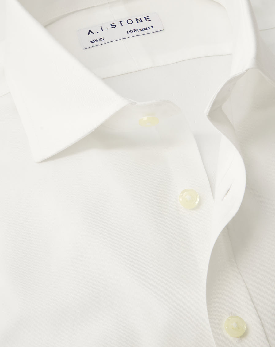 Mens Twill Cutaway Collar Classic Fit French Cuff