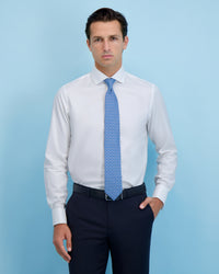 Mens Twill Cutaway Collar NON IRON Classic Fit