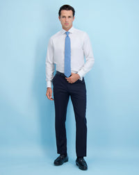 Mens Twill Cutaway Collar Classic Fit French Cuff