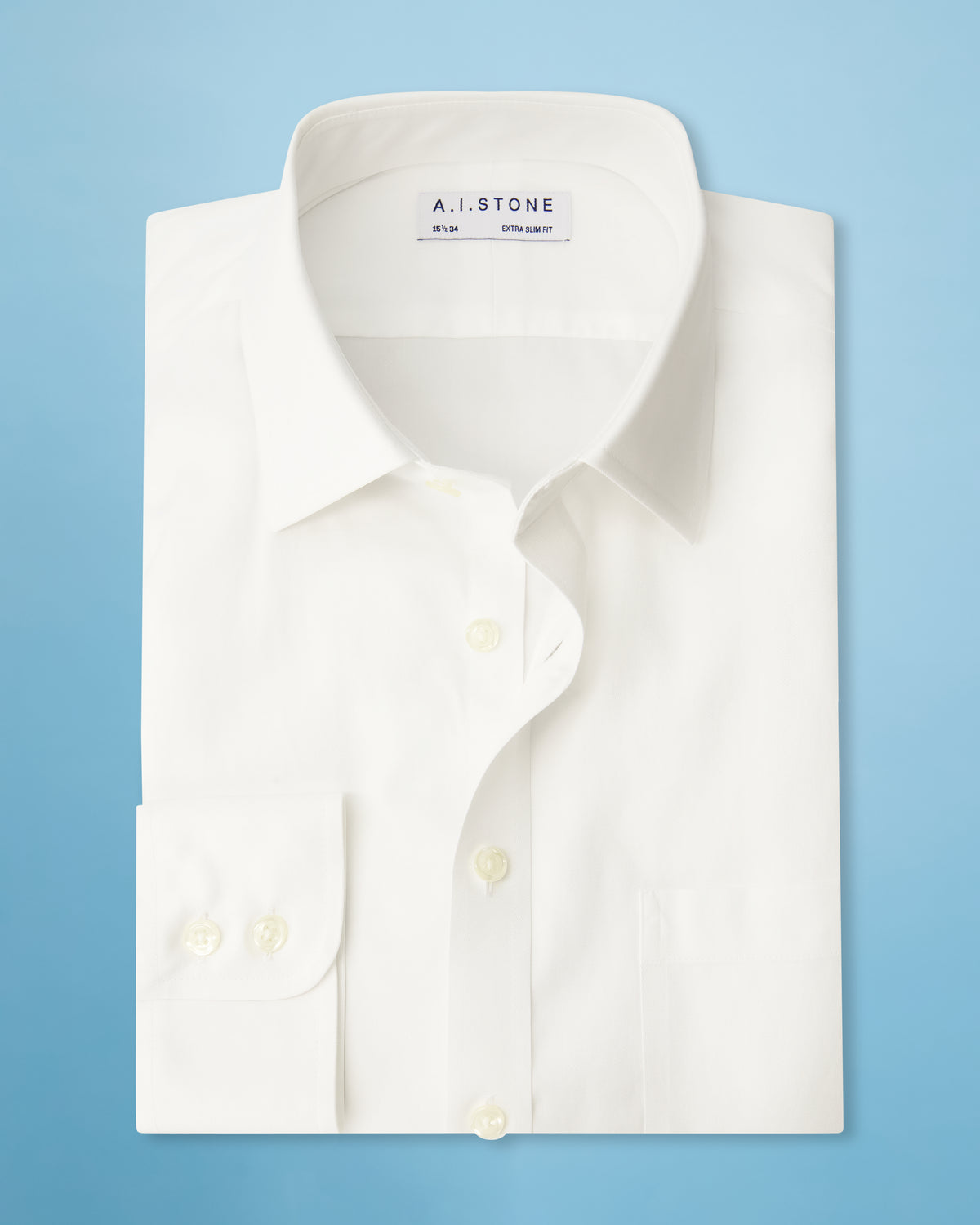 Mens Soft Twill Spread Collar NON IRON Classic Fit With a Pocket