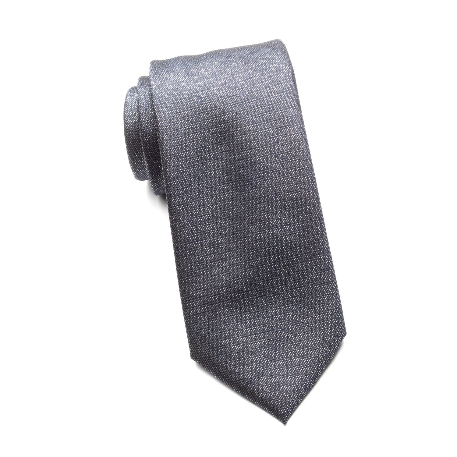 Mens Ledberry Silk Tie – Lunar Graphite