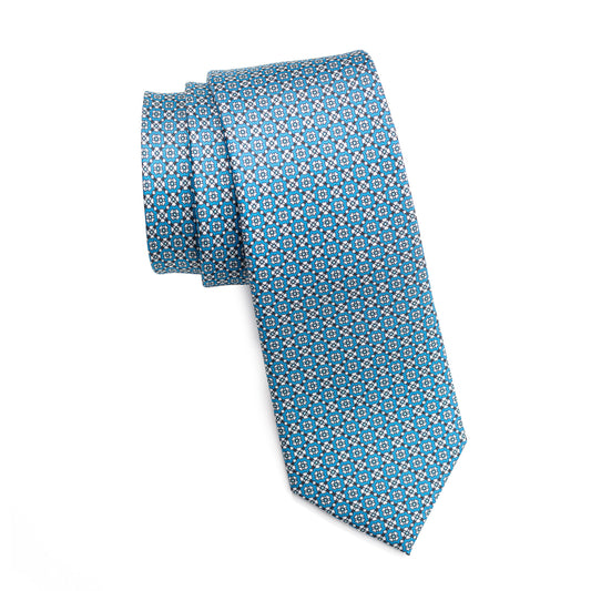 Ledberry Men's Mosaic Bloom Printed Tie