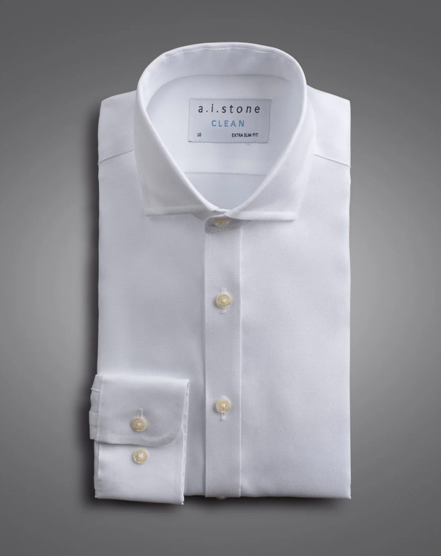 CLEAN Boys Oxford NON IRON Cutaway Collar Long Sleeves