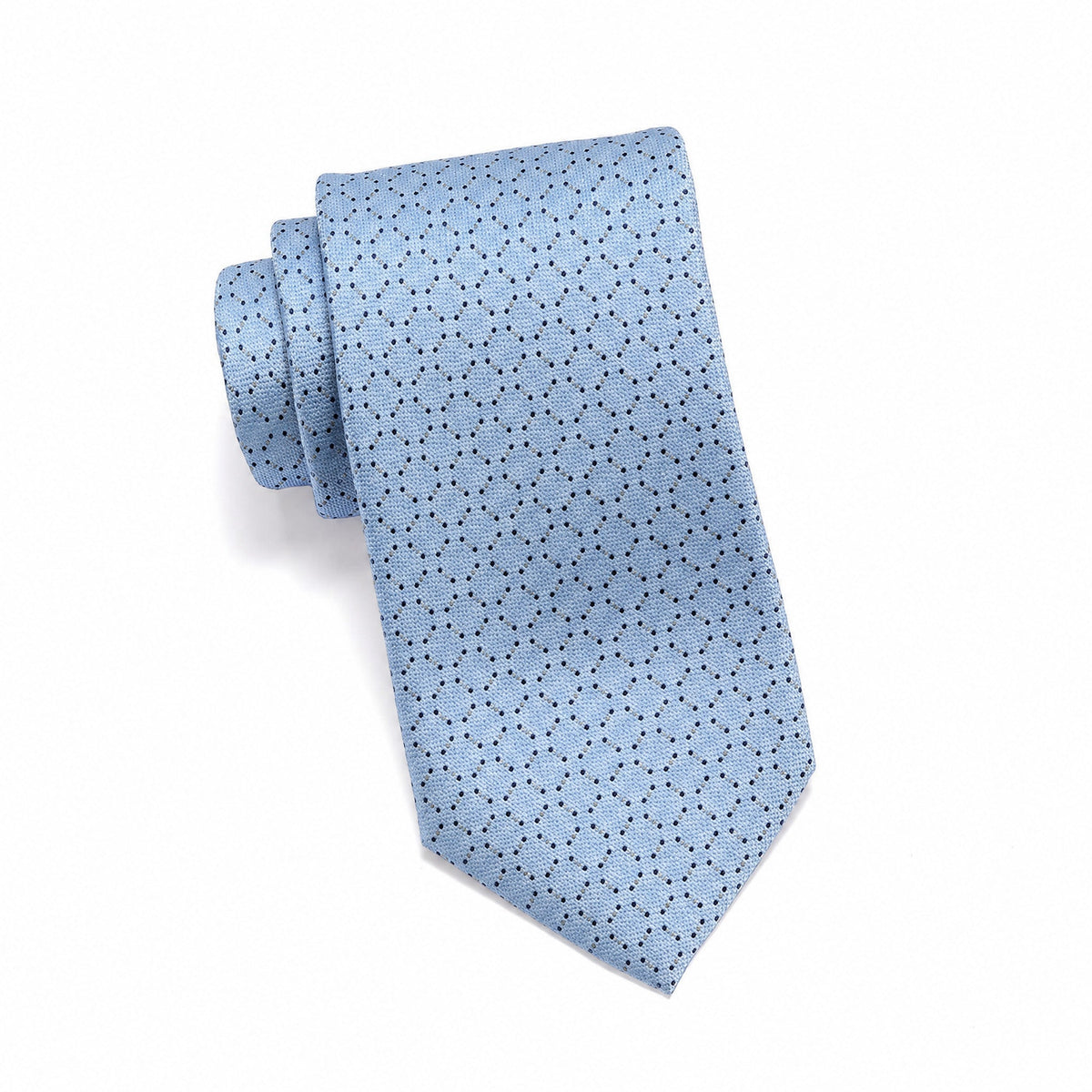 Teens Aurelio & Co. Tie - Sky Scatter Dot - polyester microfiber tie