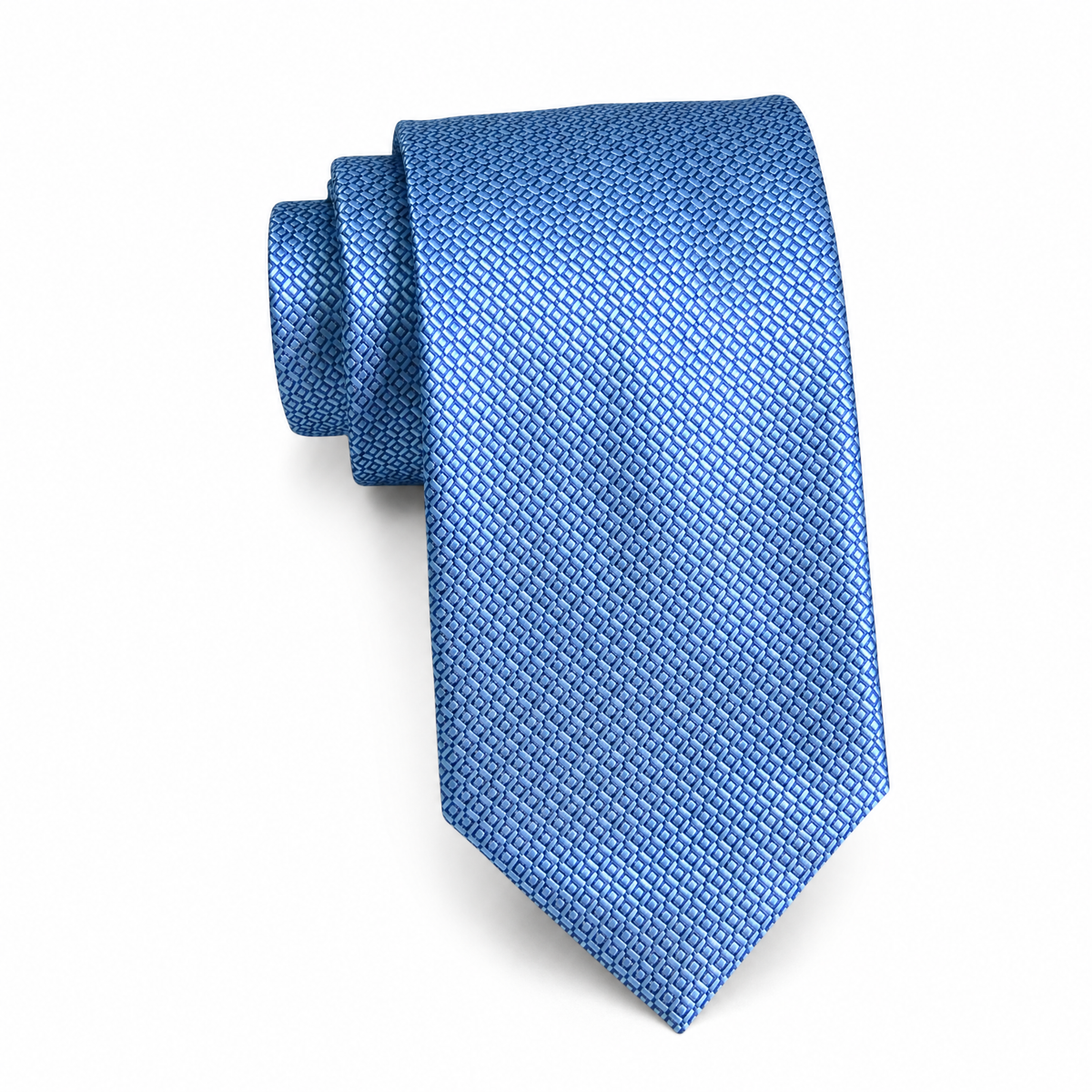 Teens Aurelio & Co. Tie - Sky Diamond Lattice - polyester microfiber tie