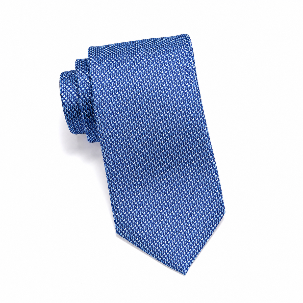 Teens Aurelio & Co. Tie - Royal Diamond Mesh - polyester microfiber tie