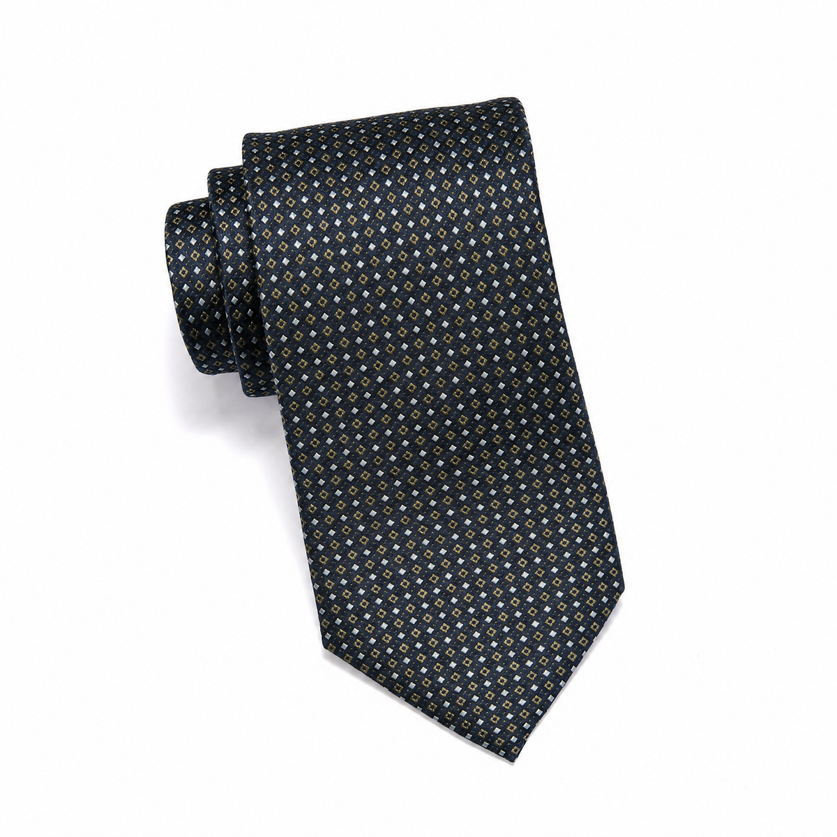 Mens Aurelio & Co. Tie - Onyx Diamond Confetti - polyester microfiber tie
