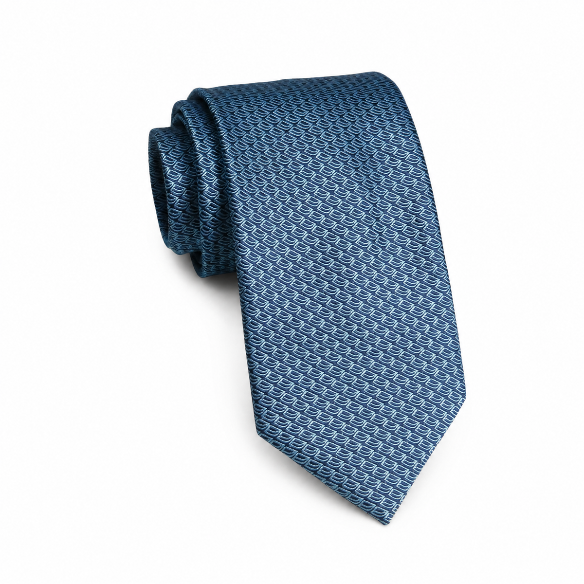 Mens Aurelio & Co. Tie - Sky Shell Arc - polyester microfiber tie