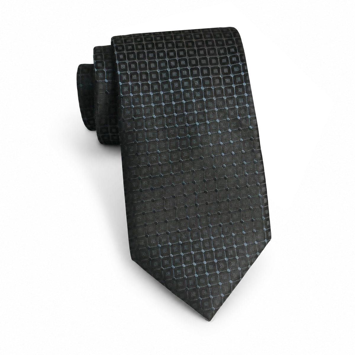 Mens Aurelio & Co. Tie - Bronze Honeycomb - polyester microfiber tie