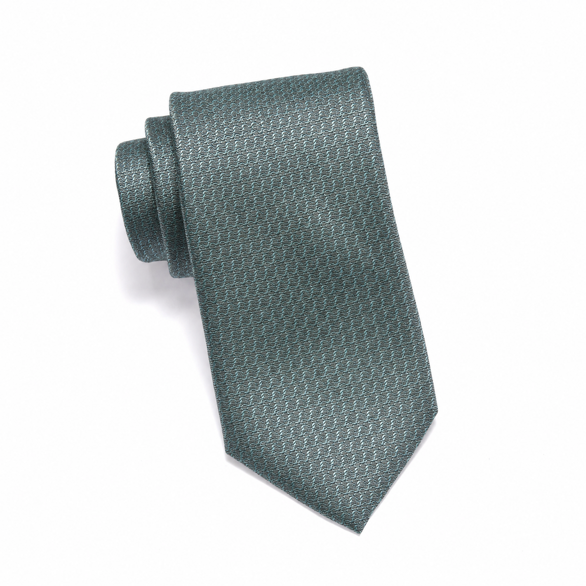 Teens Aurelio & Co. Tie - Aqua Wave Chain - polyester microfiber tie