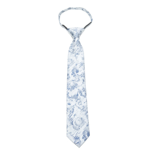 Boys Zipper Tie – Cloud Swirl