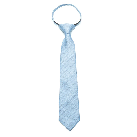 Boys Zipper Tie – Sky Fade Heather