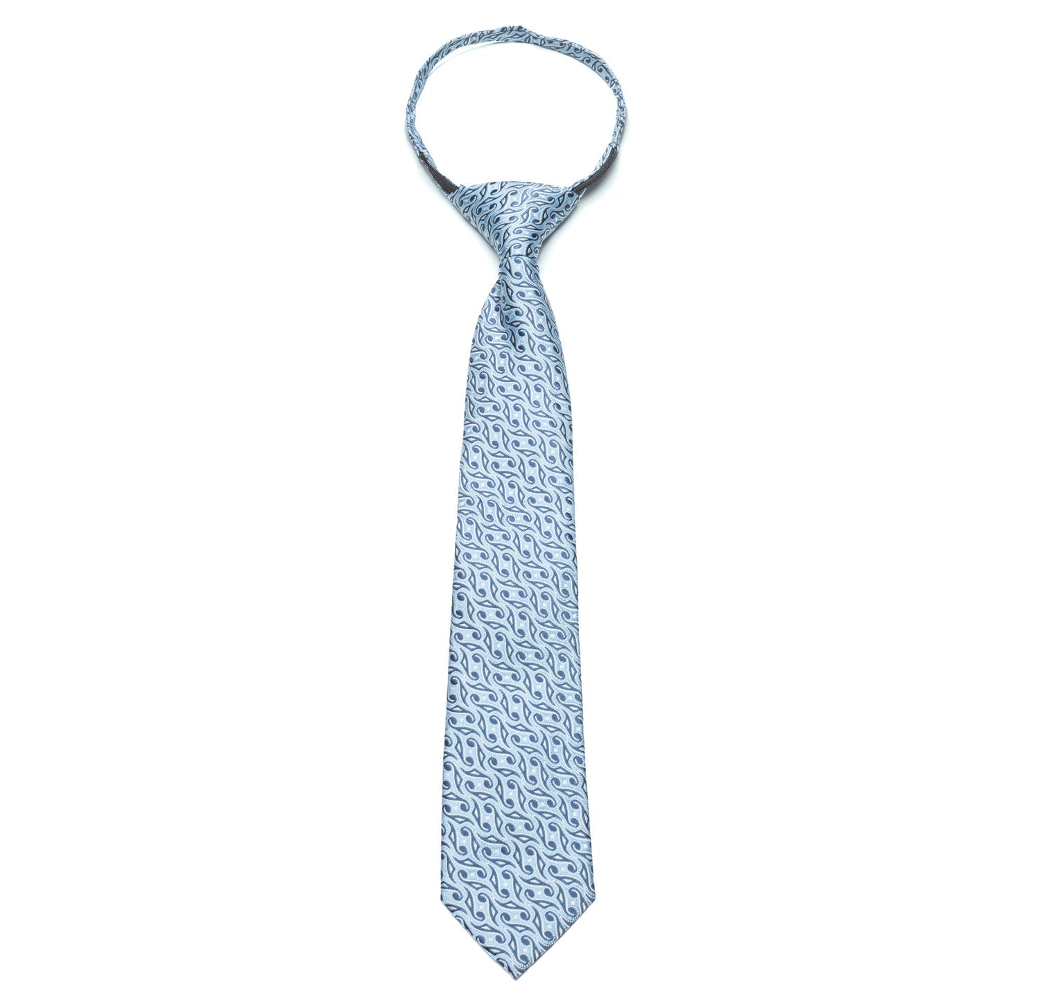 Boys Zipper Tie – Swirl Sky