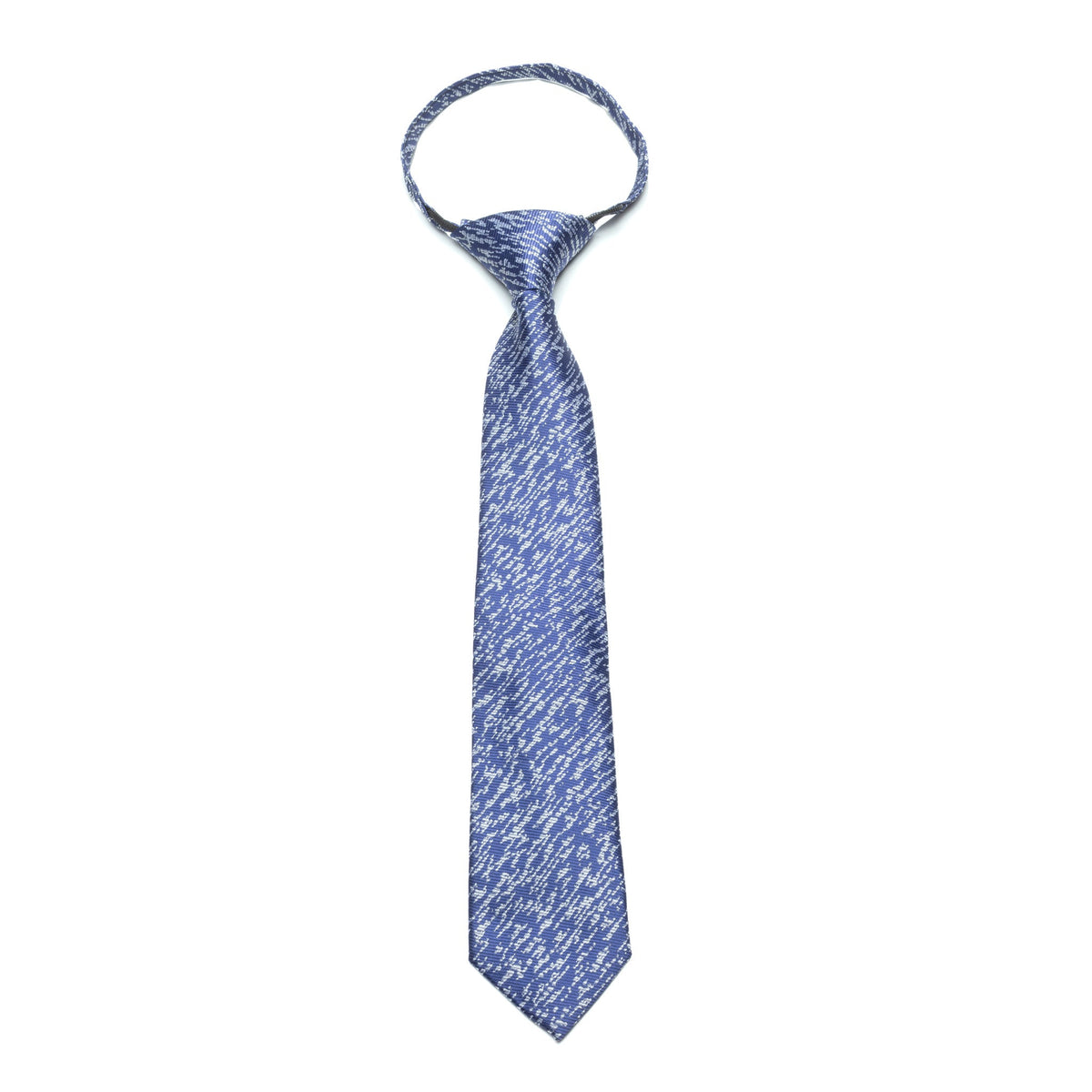 Boys Zipper Tie – Dusk Pixel Wave