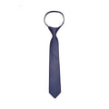Boys Zipper Tie - Plum Crest