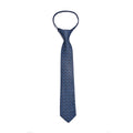Boys Zipper Tie - Blue Poppy