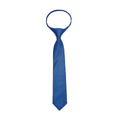 Boys Zipper Tie - Blue Halo