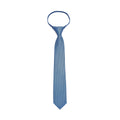 Boys Zipper Tie - Blue Diamond