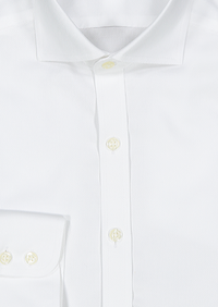 Mens Dobby Cutaway Collar NON IRON Extra Slim Fit French Cuff