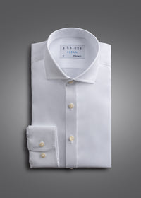 CLEAN Boys Pinpoint NON IRON Cutaway Collar Long Sleeves