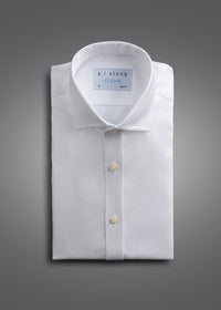 CLEAN Boys Twill NON IRON Cutaway Collar Short Sleeves
