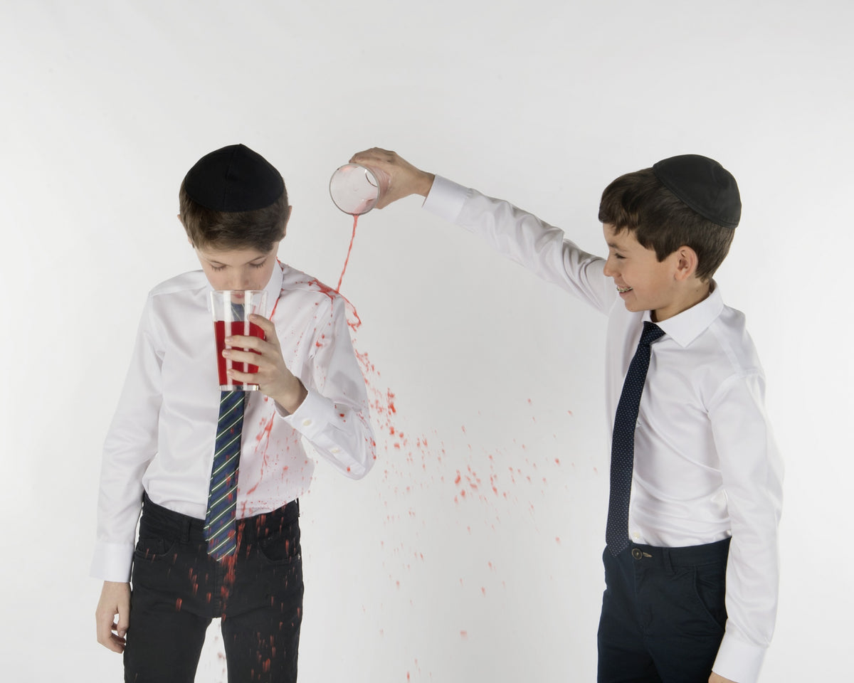 CLEAN Boys Twill Spread Collar