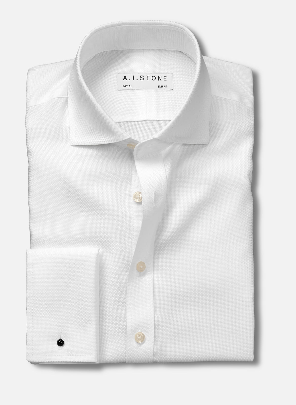 Mens Twill Cutaway Collar Extra Slim Fit French Cuff