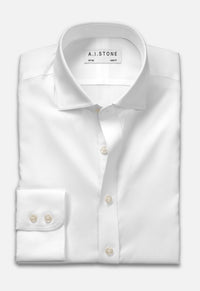 Mens Pinpoint Cutaway Collar NON IRON Super Slim