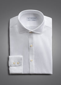 Mens Pinpoint Stretch, Cutaway Collar Classic Fit