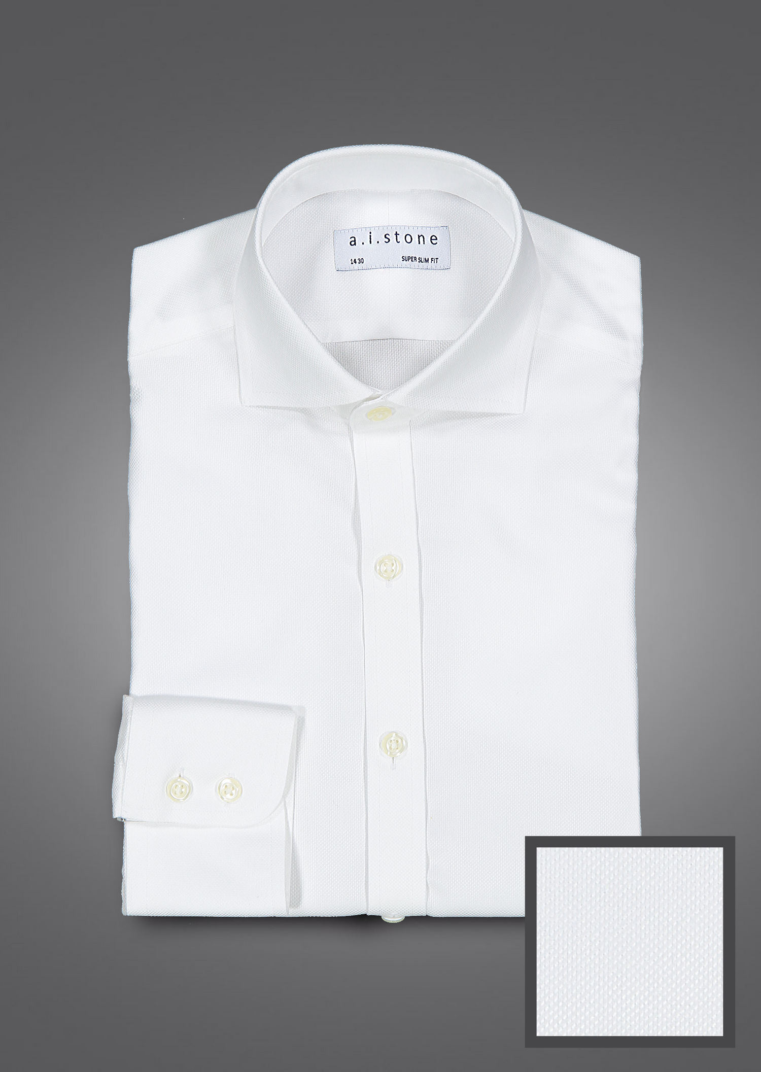 Mens Dobby Cutaway Collar NON IRON Extra Slim Fit